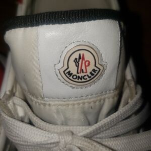 Moncler White Logo Sneakers